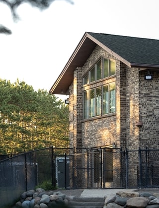 The Neuman K-9 Academy training building in Hugo, Minnesota